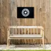 Vinyl - LP - Delfts Blauw - Muziek Tuinposter op houten frame 2 cm dik klein -sfeer4