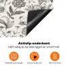 Classic - Black - White - Floral Inductie beschermer vinyl 3mm klein 276 -zzzzzzz-td-onderkant