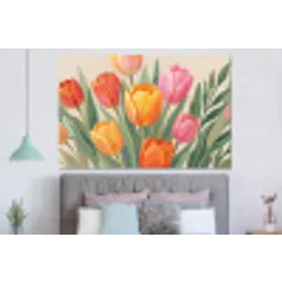 Tulpen - Abstract - Kleurrijk forex 5mm xxl -slaapkamer