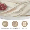 Kerstsfeer - Landelijk - Rood Akoestische PET Vilt - Rond klein -closeup_NL