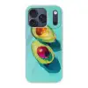 Avocado - Groen - Pit - Schaduw Telefoonhoesje iPhone 17 Pro klein -3d