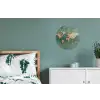Wereldkaart - Gebroken tegels - Mozaïek Wandcirkel aluminium klein -slaapkamer
