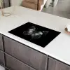 Vlinder - Grijs - Mysterieus Inductie beschermer vinyl 3mm klein -sfeer8