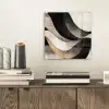 Abstract - Golven - Zwart - Verweerd plexiglas 5mm klein -sfeer1