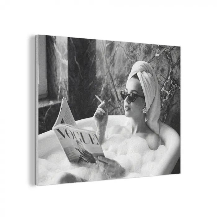 Relaxt - Bad - Zwart - Wit PET vilt klein -3d