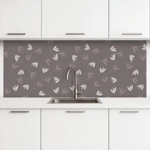 Patronen - Tulpen - Minimalistisch keuken achterwand 2 middel 871 -3d