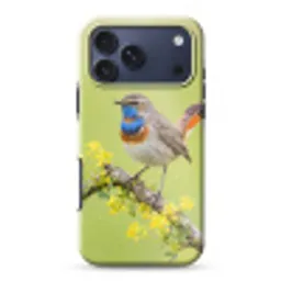 Vogel - Tak - Natuur - Kleurrijk Toughcase MagSafe Apple iPhone 17 Pro Max klein -3d