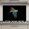 Papegaai - Kleurrijk - Vleugels - Sierlijk keuken achterwand spatscherm klein -3d_website