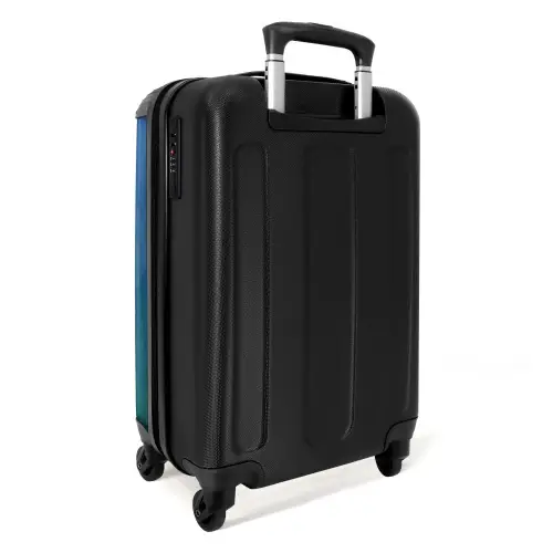 Goal-getter blauw Koffer - NBS - Handbagage middel -achterkant