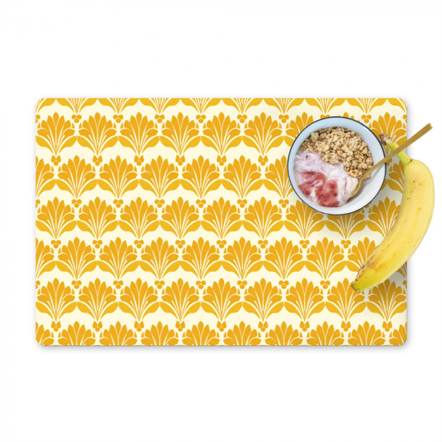 Patroon - Motief - Geel Placemat vinyl groot 368 -zzzproduct_Kitchenyeah-website