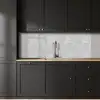 Grijs - Marmer - Mat keuken achterwand 2 middel 871 -sfeer1