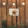 Bloem - Minimalistisch - Groen tuinposter los doek klein -sfeer1
