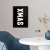 Kerst - Quotes - Xmas - Zwart - Feestdagen fotolijst zwart zonder passe partout klein -sfeer4