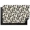 Elegant - Patroon - Zwart - Beige Inductie beschermer vinyl 3mm klein 276 -3d