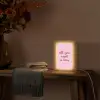 Tekst - Roze - Love - Hart Light Box met kabel (Tafellamp) klein -sfeer4