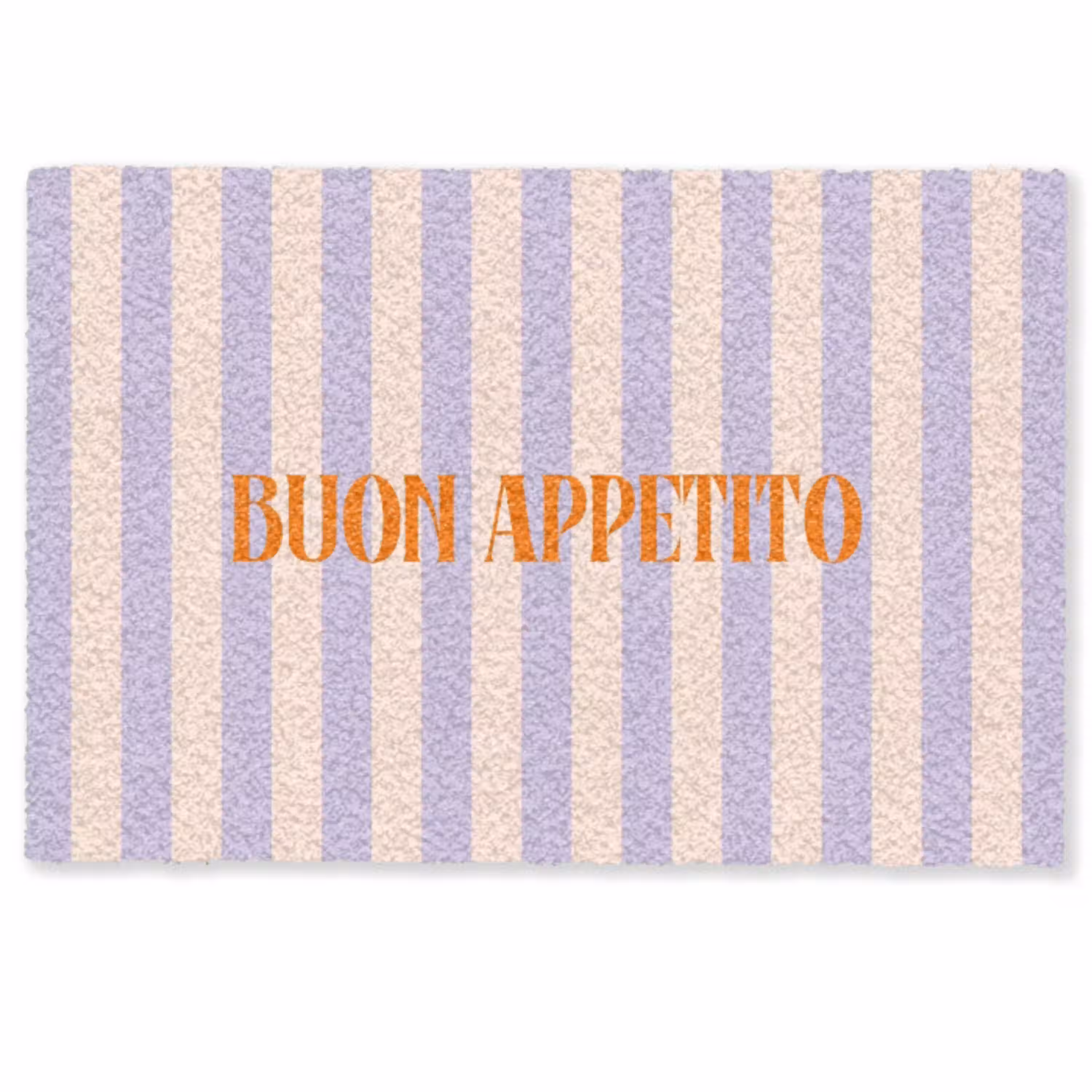 Lila - Oranje - Strepen - Buon Appetito Deurmat klein -zkaufland3d
