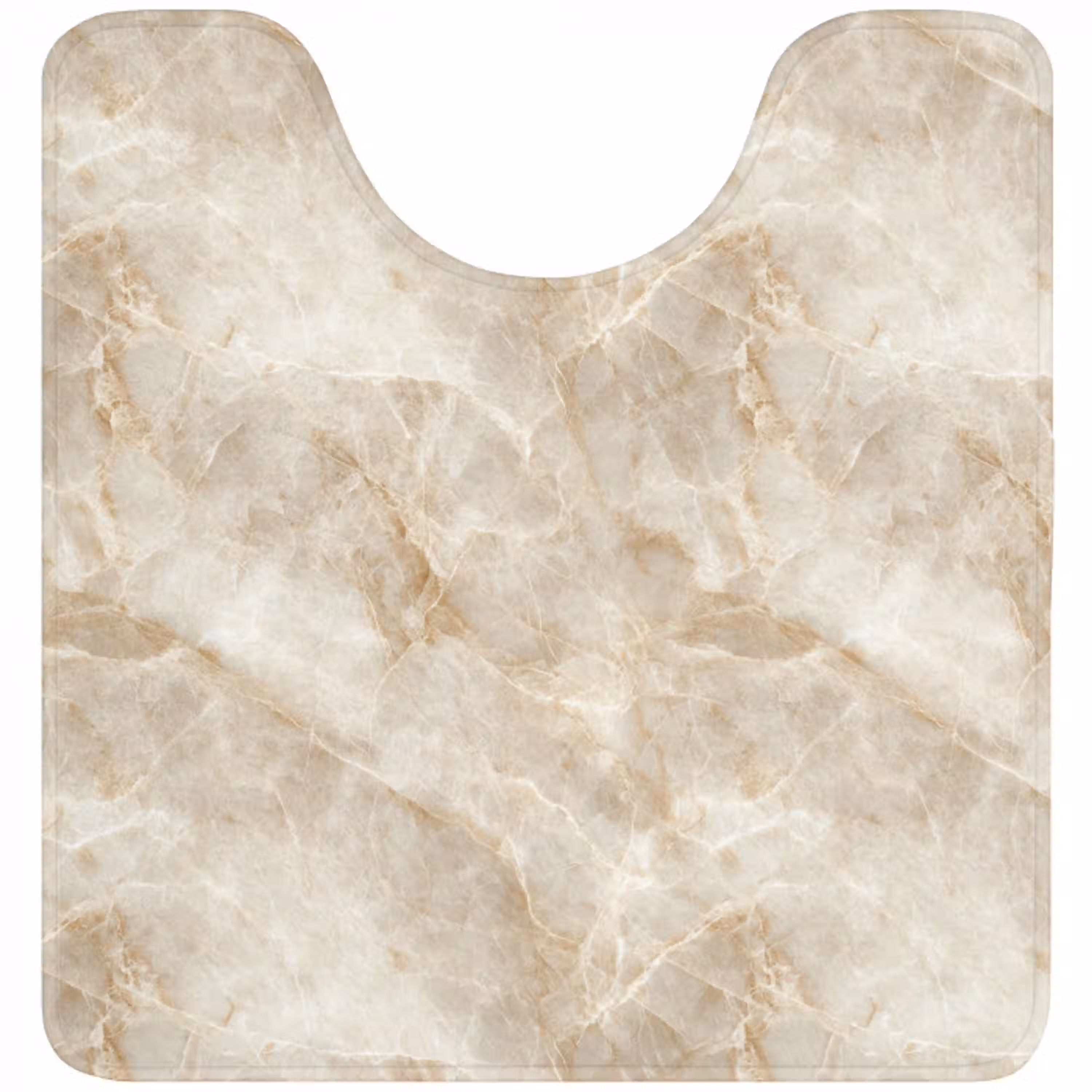 Lichtbeige - Onyx - Subtiel WCmat U-uitsnede middel 1014 -3d