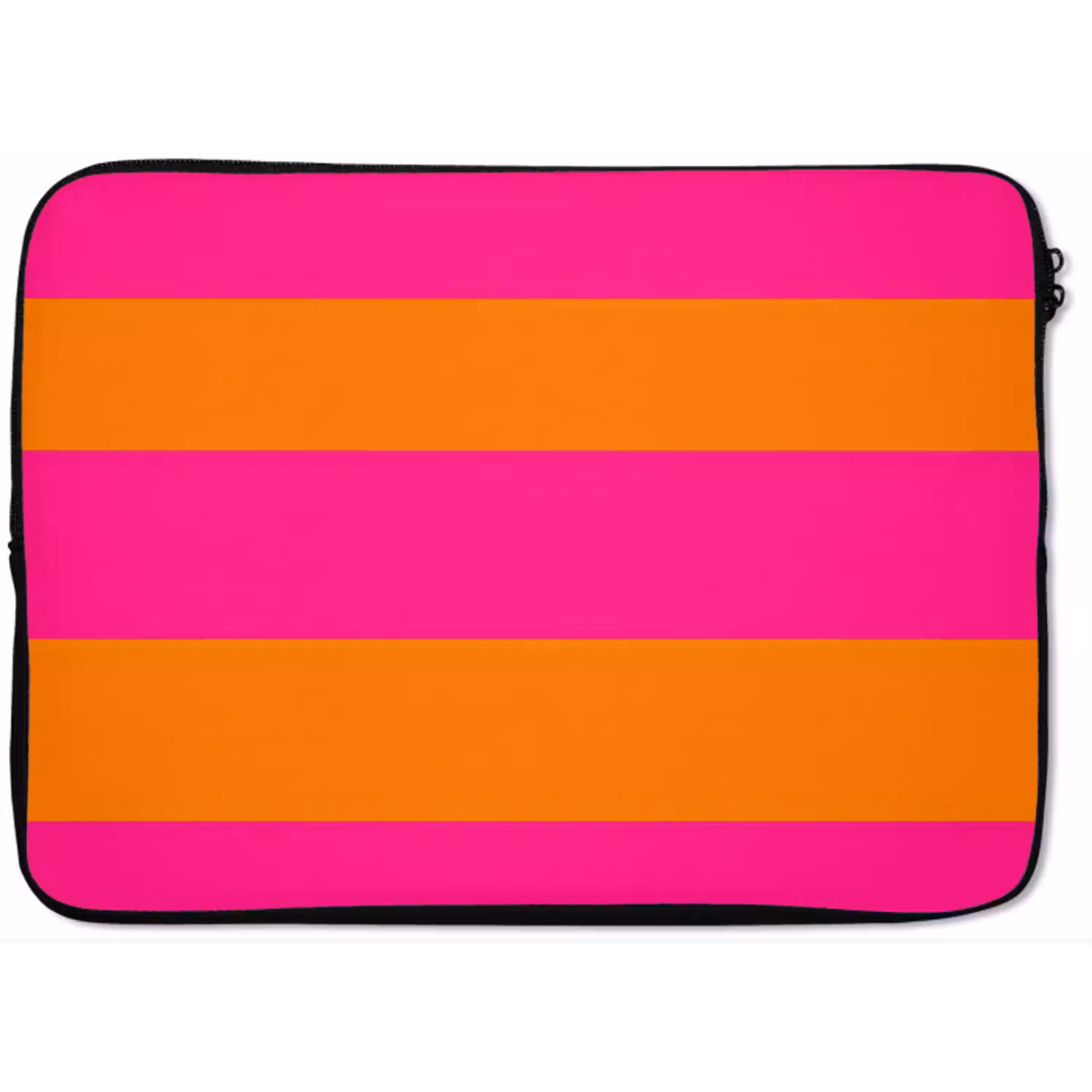 Strepen - Horizontaal - Roze laptophoes neopreen klein 279 -zkaufland3dotto