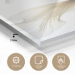 Goudvissen - Modern - Wit plexiglas 5mm klein -sfeer2