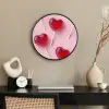 Lollies - Hartjes - Roze Fotolijst rond zonder passe partout klein -sfeer1
