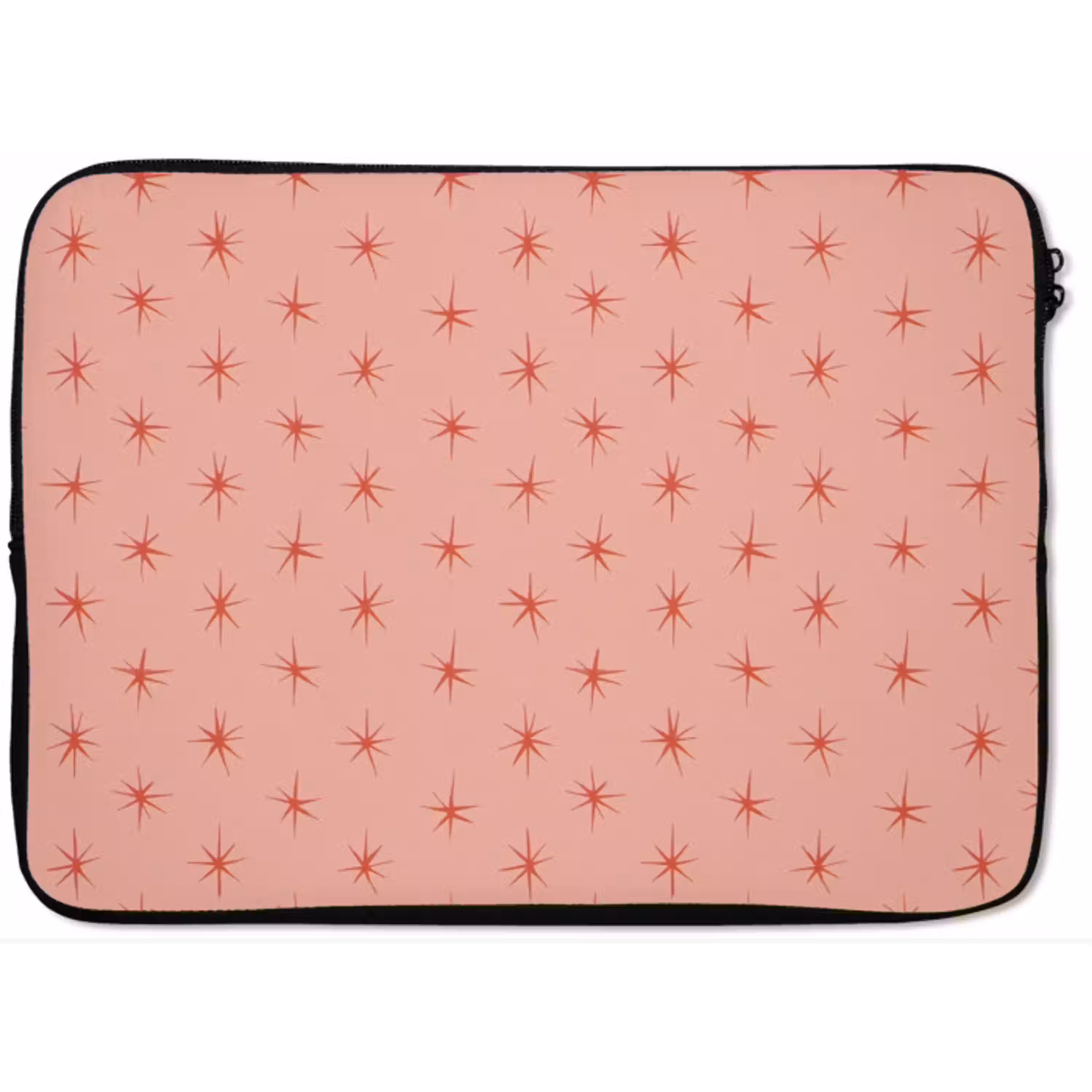Sterretjes - Patroon - Oranje laptophoes neopreen klein 279 -zkaufland3dotto