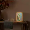 Kleurrijke kikker - Groene stengel - Alert Light Box met kabel (Tafellamp) klein -sfeer4