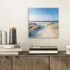 Duin - Meeuw - Strand - Zee - Zon aluminium wit klein -sfeer1