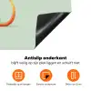 Staart - Dino - Minimalistisch - Blauw Inductie beschermer vinyl 3mm klein -zzzzzzz-td-onderkant