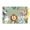 Vriendelijke Dierenparade Placemat vinyl groot -zzzproduct_Kitchenyeah-website
