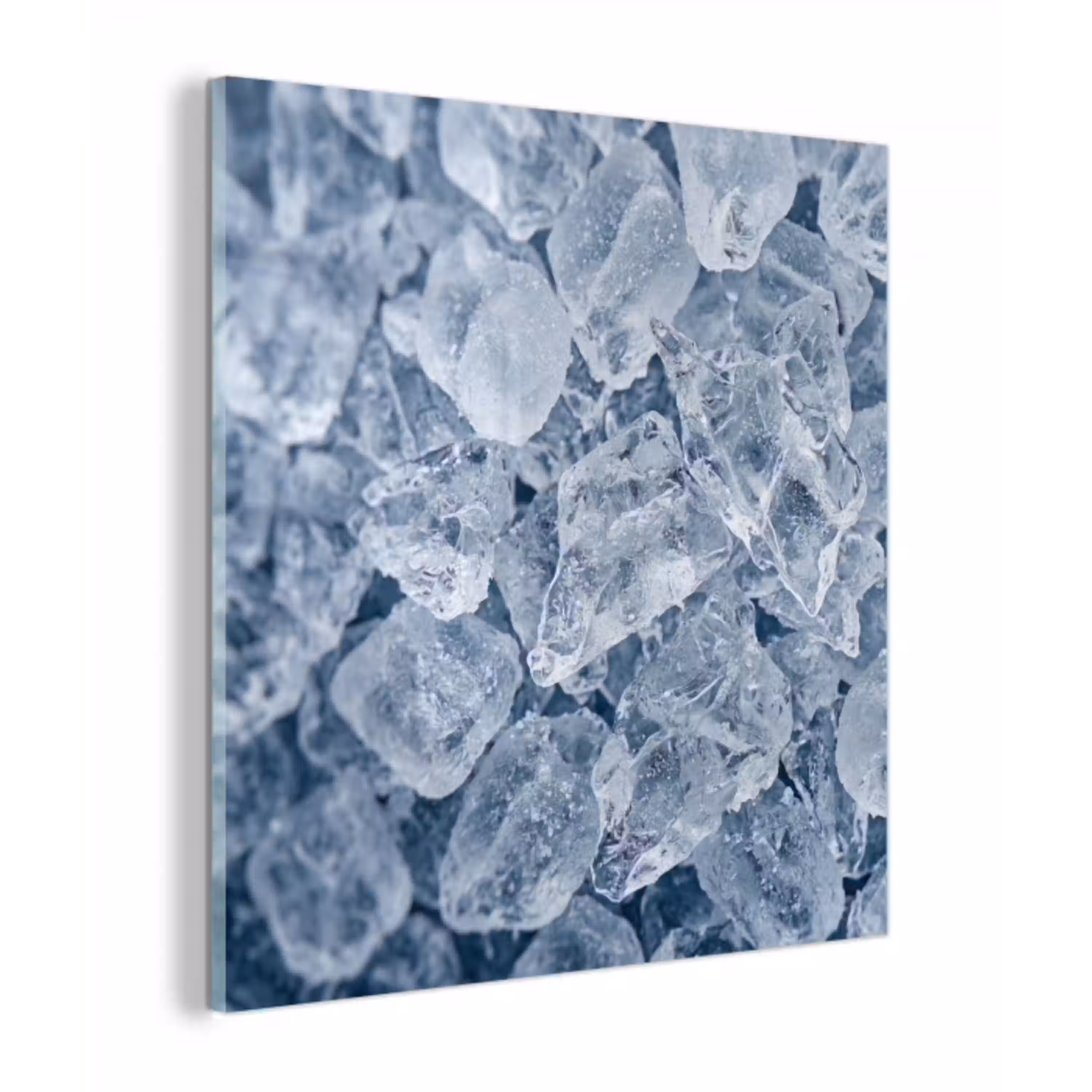 Ijsblokjes - Water - Blauw plexiglas 5mm klein -z3d