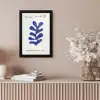 Abstract - Blauw - Kunst - Matisse fotolijst zwart zonder passe partout klein -sfeer5