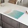 Kust - Zand - Blauw Inductie beschermer vinyl 3mm klein -sfeer8