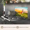 Vuurtoren - Natuur - Zon - Landschap - Gras - Strand - Zee keuken achterwand spatscherm klein -usp_FR