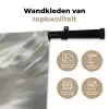 Stof - Plooien - Goud Wandkleed katoen middel -sfeer2