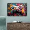Graffiti - Gaming - Controller - Verf canvas 2cm klein -sfeer4