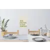Quote - Appel - Illustratie Muursticker klein -eettafel