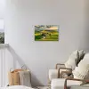 Toscane - Landschap - Wijngaarden Tuinposter op houten frame 2 cm dik klein -sfeer1
