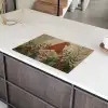 Kerstgnome - Konijntjes - Kleurrijk Inductie beschermer vinyl 3mm klein -sfeer8