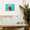 Ara - Koksmuts - Sokkel - Grappig tuinposter los doek klein -sfeer7
