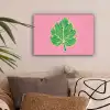 Blad - Groen - Illustratie - Minimalistisch canvas 2cm klein -sfeer1