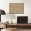 Terrazzo - Patroon - Beige PET vilt klein 837 -sfeer5