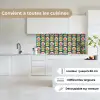 Retro - Bloemen - Scandinavisch keuken achterwand 2 middel 871 -sfeer4_FR
