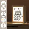 Wasbeer - Dier - Bosdieren Light Box met kabel (Kinderlampje) klein -USP_NL
