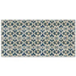 Tegel - Patroon - Blauw - Beige Balkonbeschermer Duitsland klein 596 -zz_3d