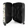 Terrazzo patroon roest oker NBS - Handbagage koffer - Volwassenen Unisex middel -binnenkant