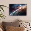 Heelal - Sterren - Ruimte - Planeet canvas 2cm klein -sfeer1