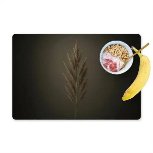 Tak - Pluimgras - Donkerbruin Placemat vinyl groot -zzzproduct_Kitchenyeah-website