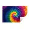 Regenboogkleuren - Spiraal - Kleurrijk Muursticker klein -3d
