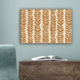 Textuur - Bladeren - Oker canvas 2cm klein 34 -sfeer4
