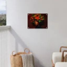 Vrouw - lychee - exotisch tuinposter los doek klein -sfeer8